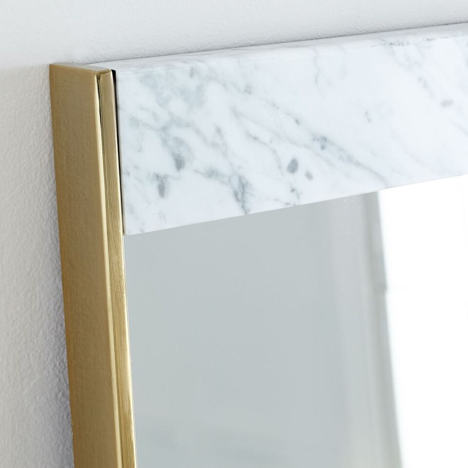 Marble & Brass 61 cm Wall Mirror