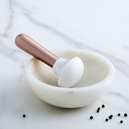 Marble Copper Mortar Pestle West Elm Australia