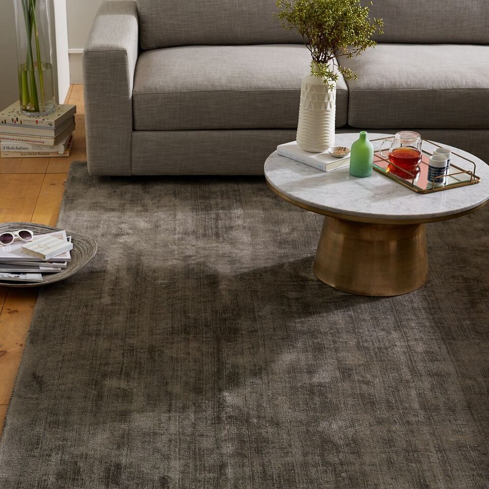 Marble-Topped Pedestal Coffee Table (77 cm)