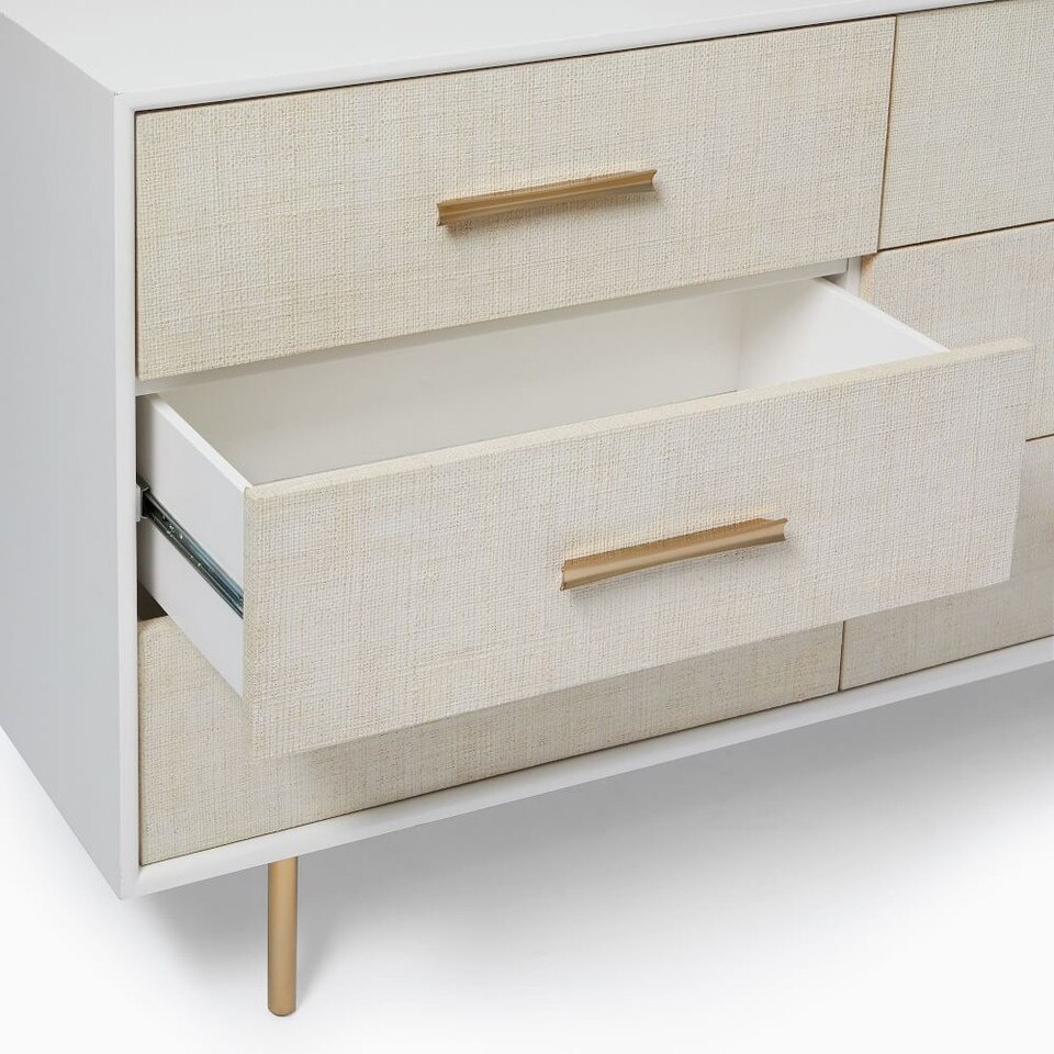 Margot Raffia 6-Drawer Dresser | west elm Australia