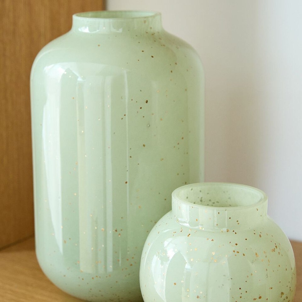 Mari Glass Vases - Celadon