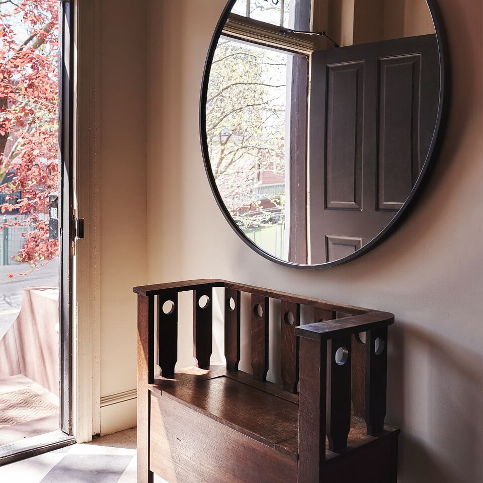 Metal Framed Oversized 122 cm Round Mirror