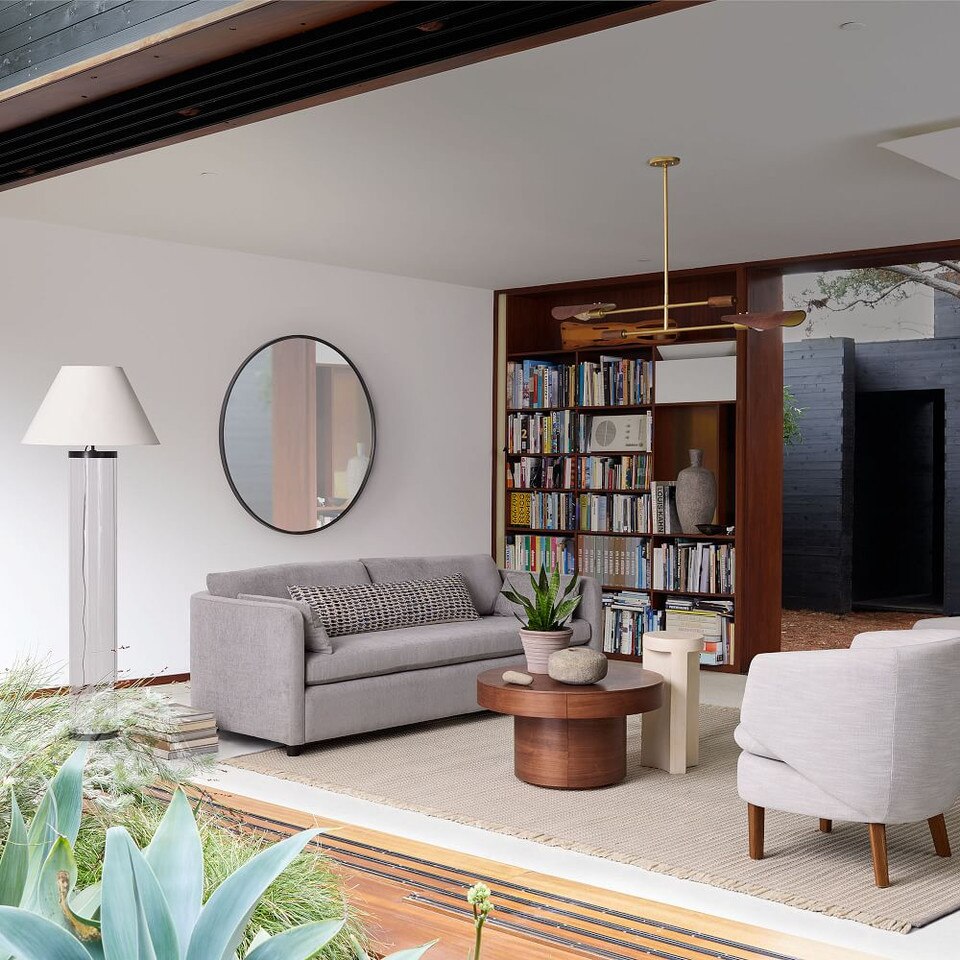 Metal Framed Oversized 122 cm Round Mirror