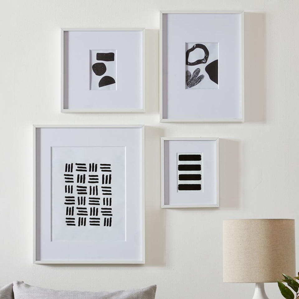 Multi-Mat Gallery Frames - White