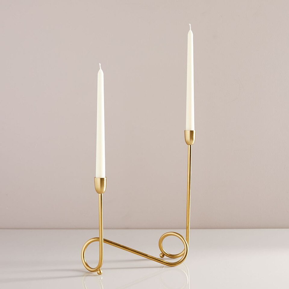 Metal Loop Candelabra