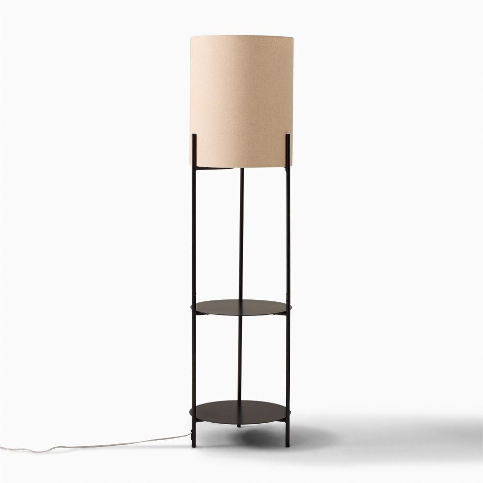Metal Shelf Floor Lamp (157 cm)