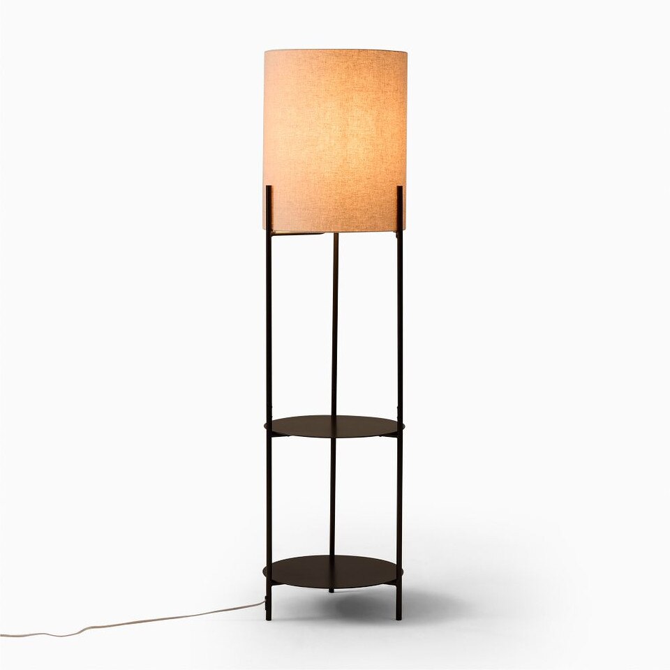 Metal Shelf Floor Lamp (157 cm)
