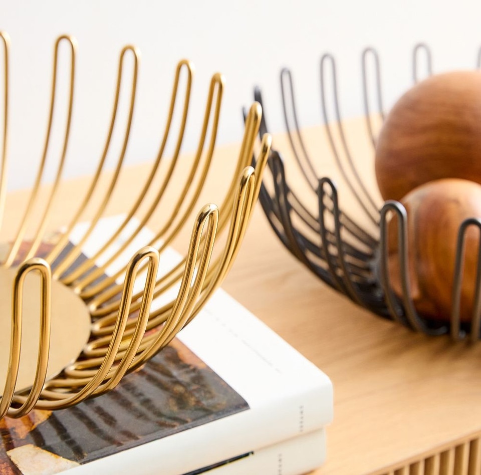Metal Wave Bowls