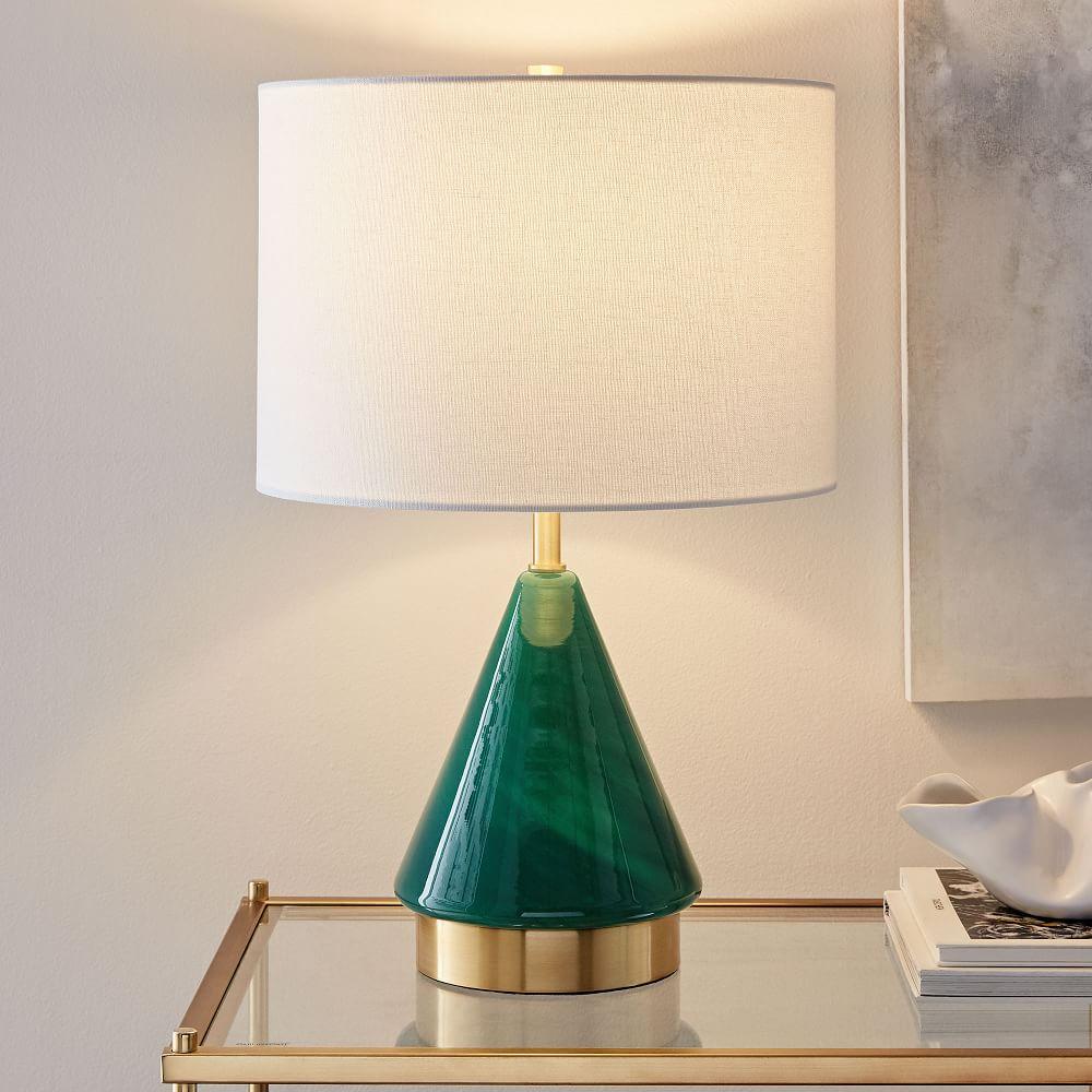 green lamp
