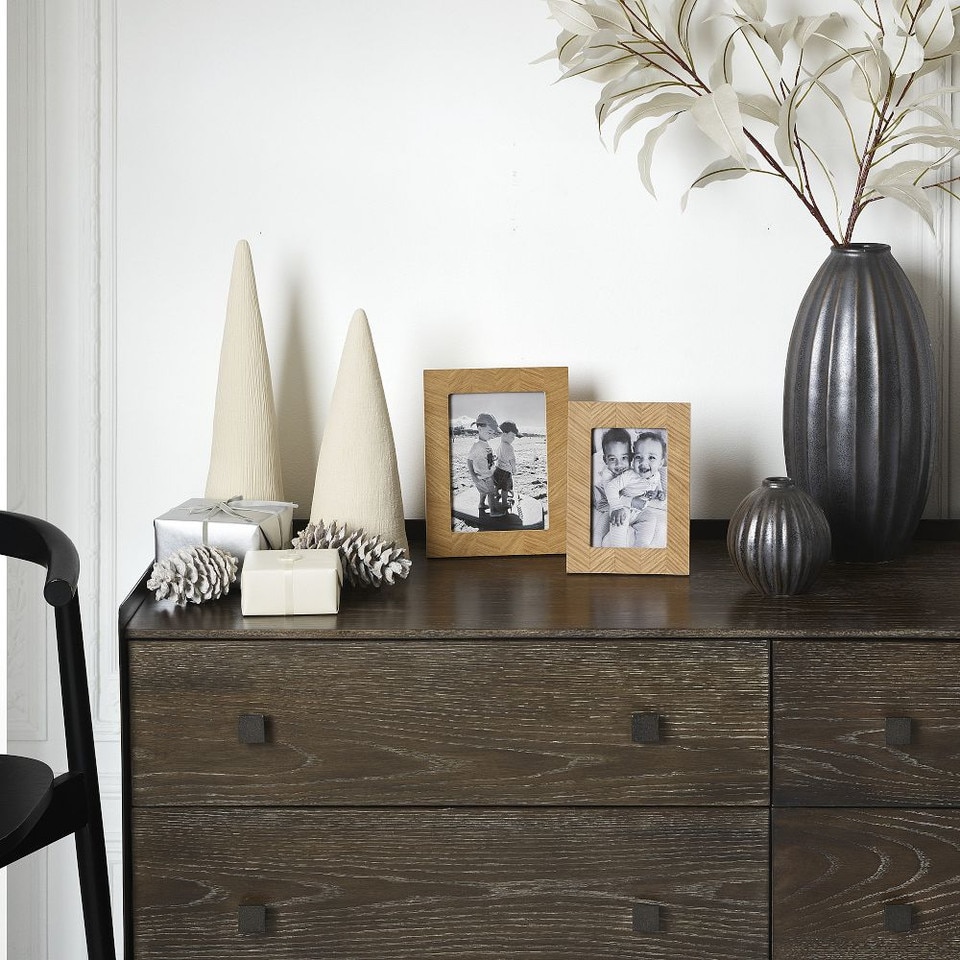 Metallic Ceramic Bud Vases
