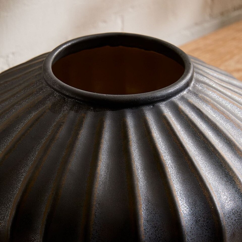 Metallic Ceramic Bud Vases