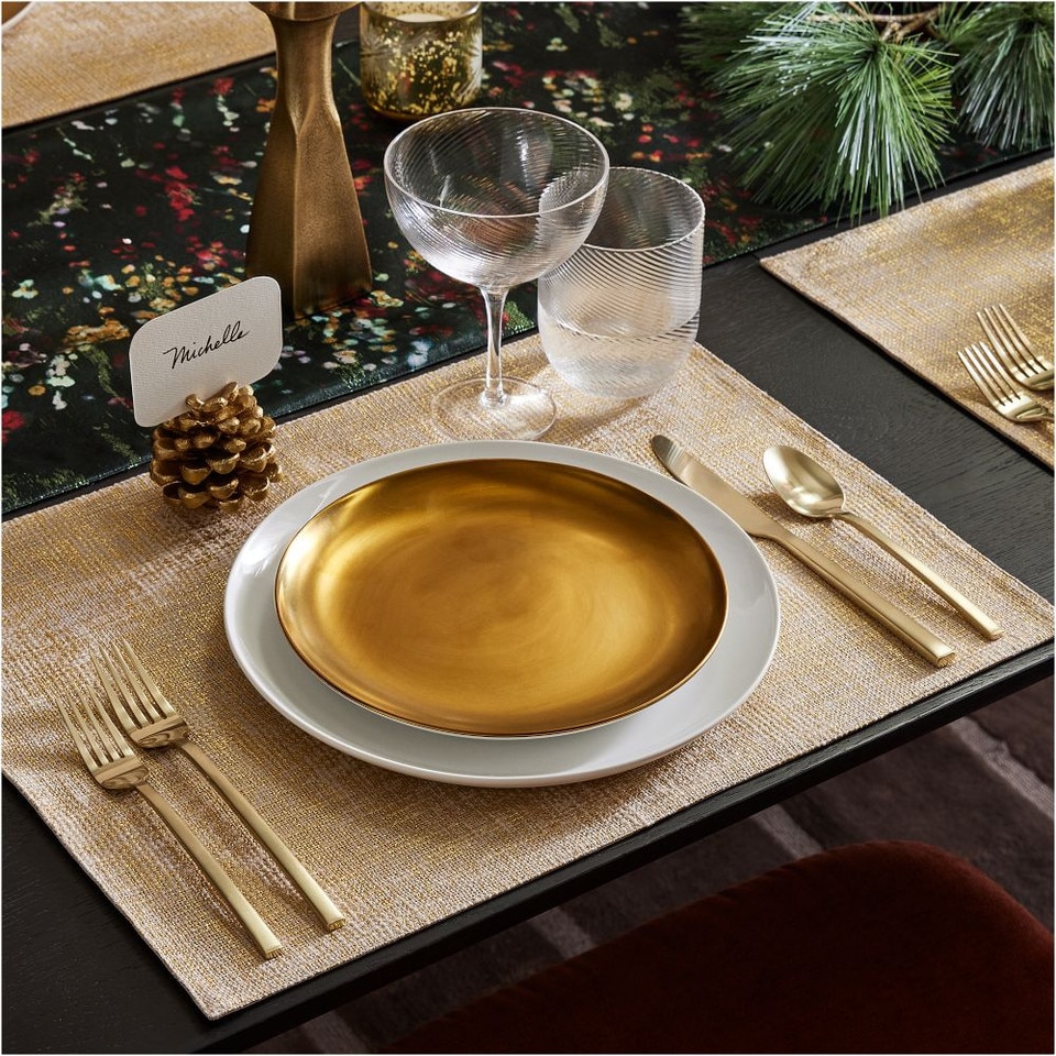 Metallic Foil Placemat Sets