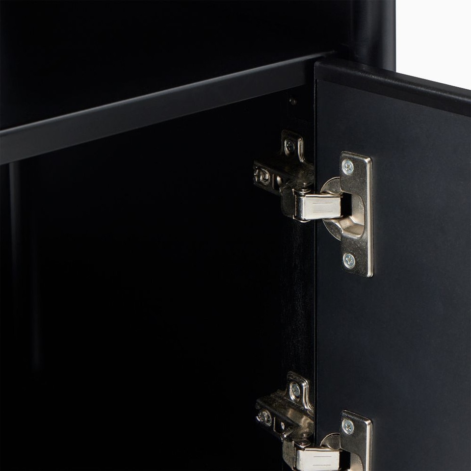 Metalwork Cabinet Bedside Table (71 cm)