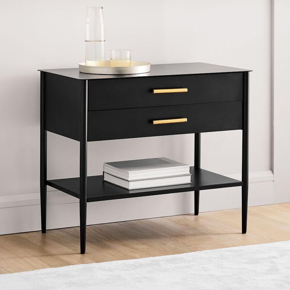 Metalwork Grand Bedside Table west elm Australia