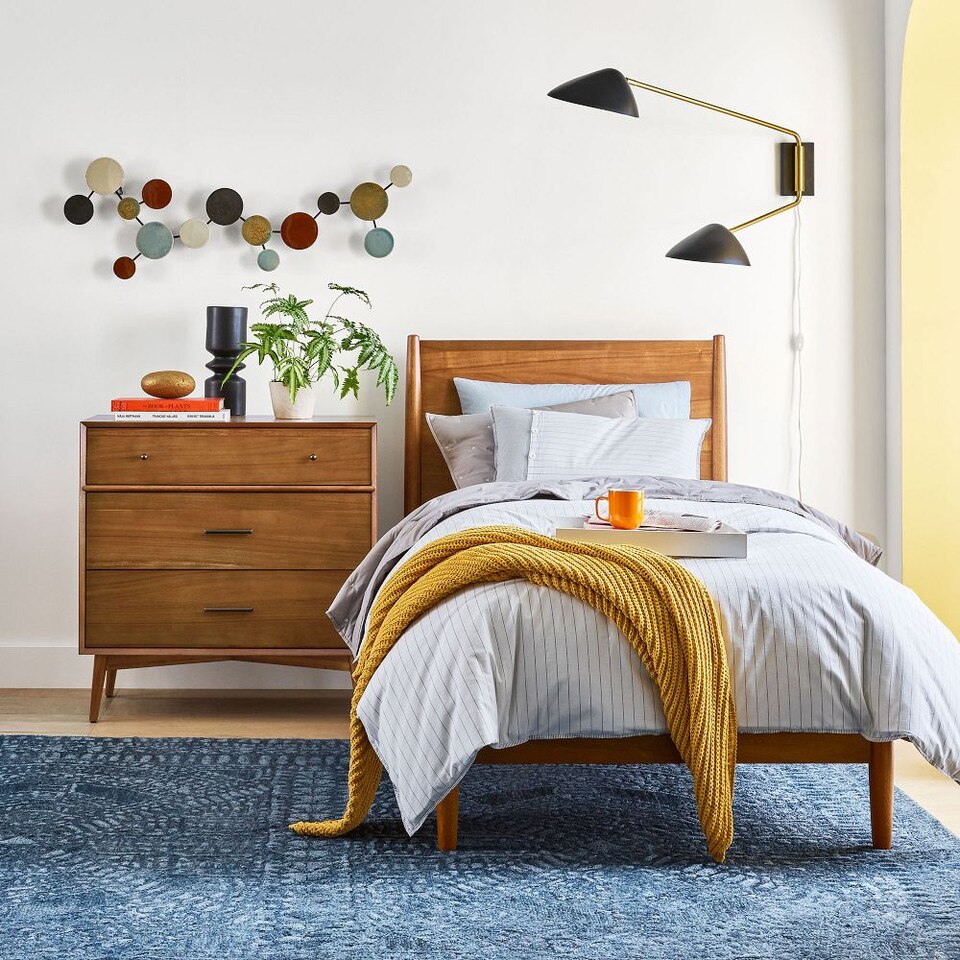 Mid-Century 3-Drawer Dresser (91 cm)