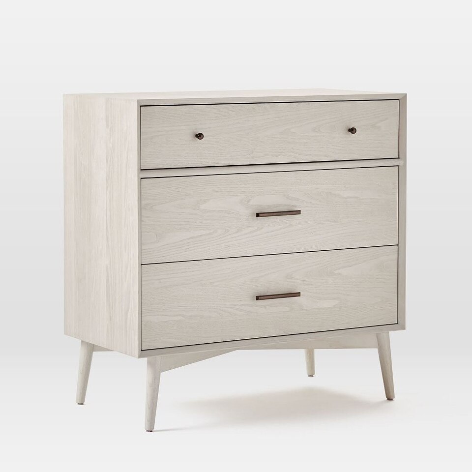Mid-Century 3-Drawer Dresser (91 cm)