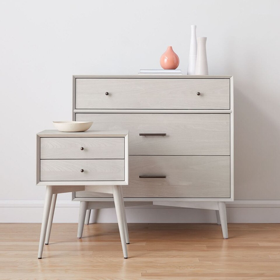 Mid-Century 3-Drawer Dresser (91 cm)