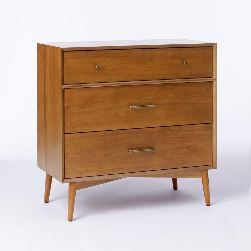 MidCentury 3Drawer Dresser Acorn west elm Australia