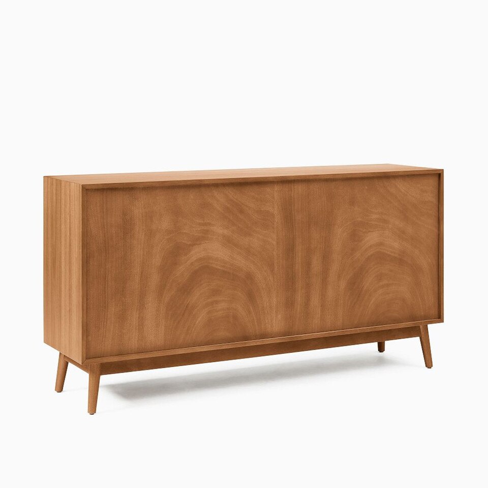 Mid-Century 9-Drawer Dresser (178 cm)