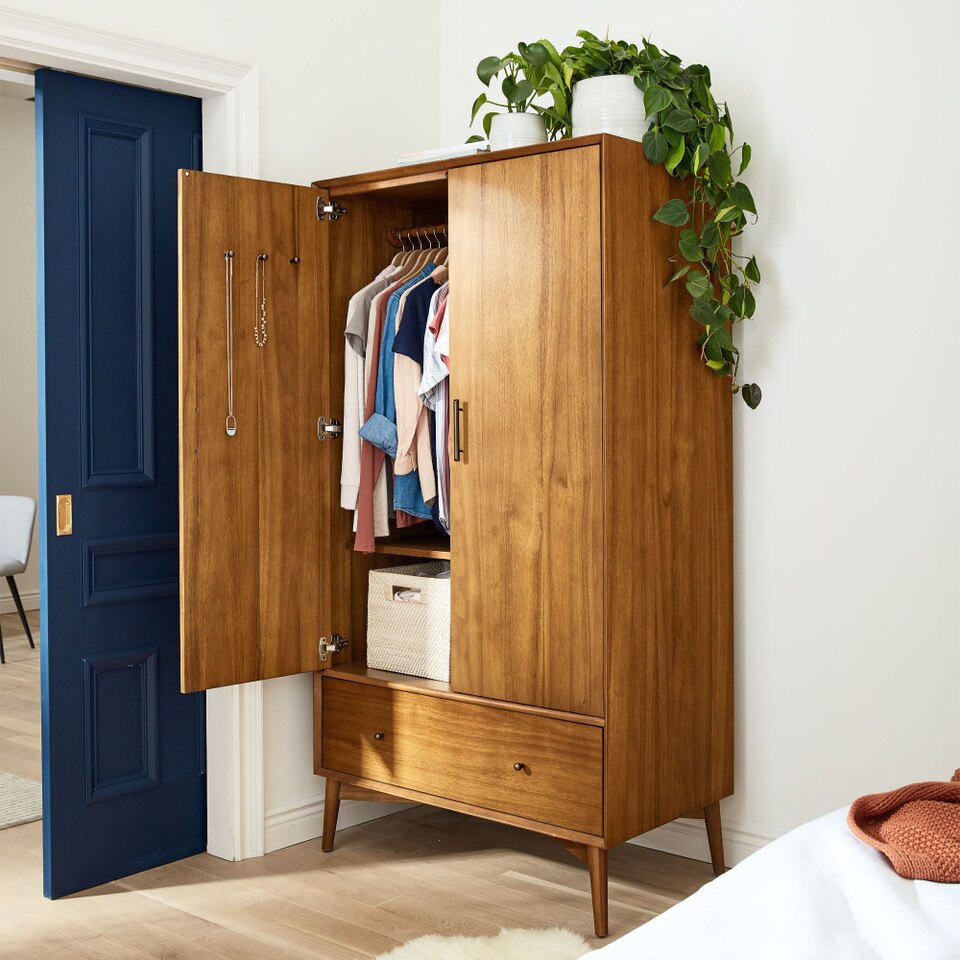 Mid-Century Armoire (97 cm)