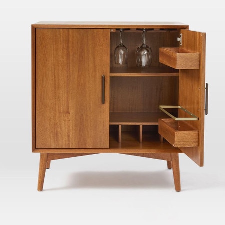 Mid Century Bar Cabinet Small West Elm Australia