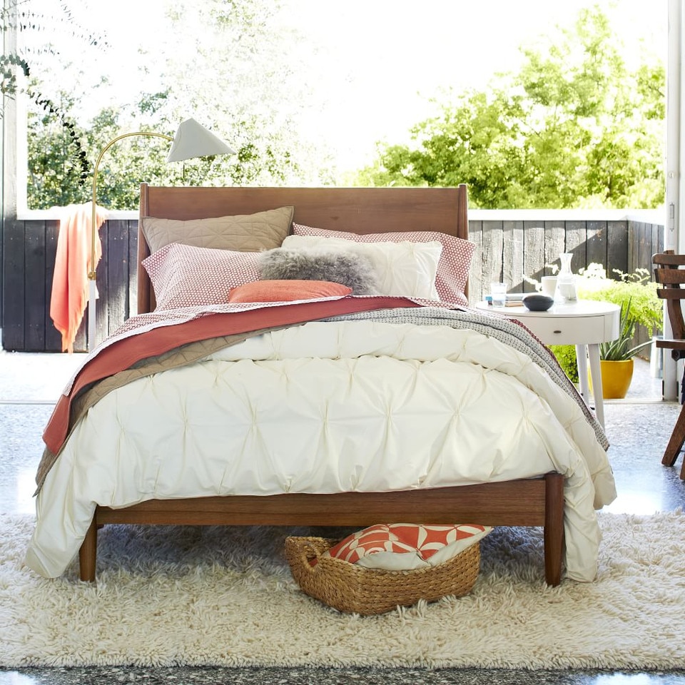 Mid-Century Bed - Acorn | west elm Australia