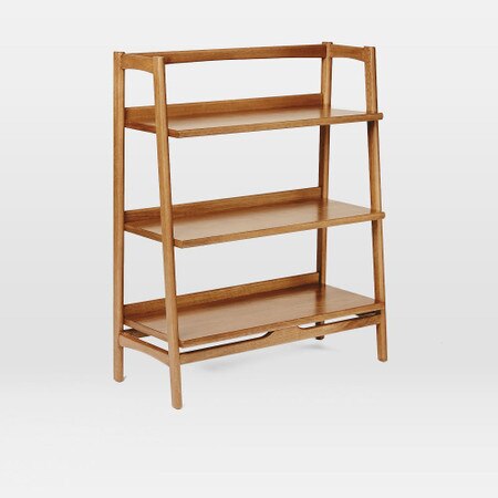 Mid Century Bookshelf Low Wide West Elm Australia