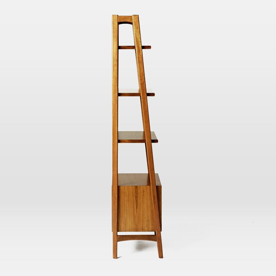 Mid-Century Bookshelf w/ Drawer (56 cm)