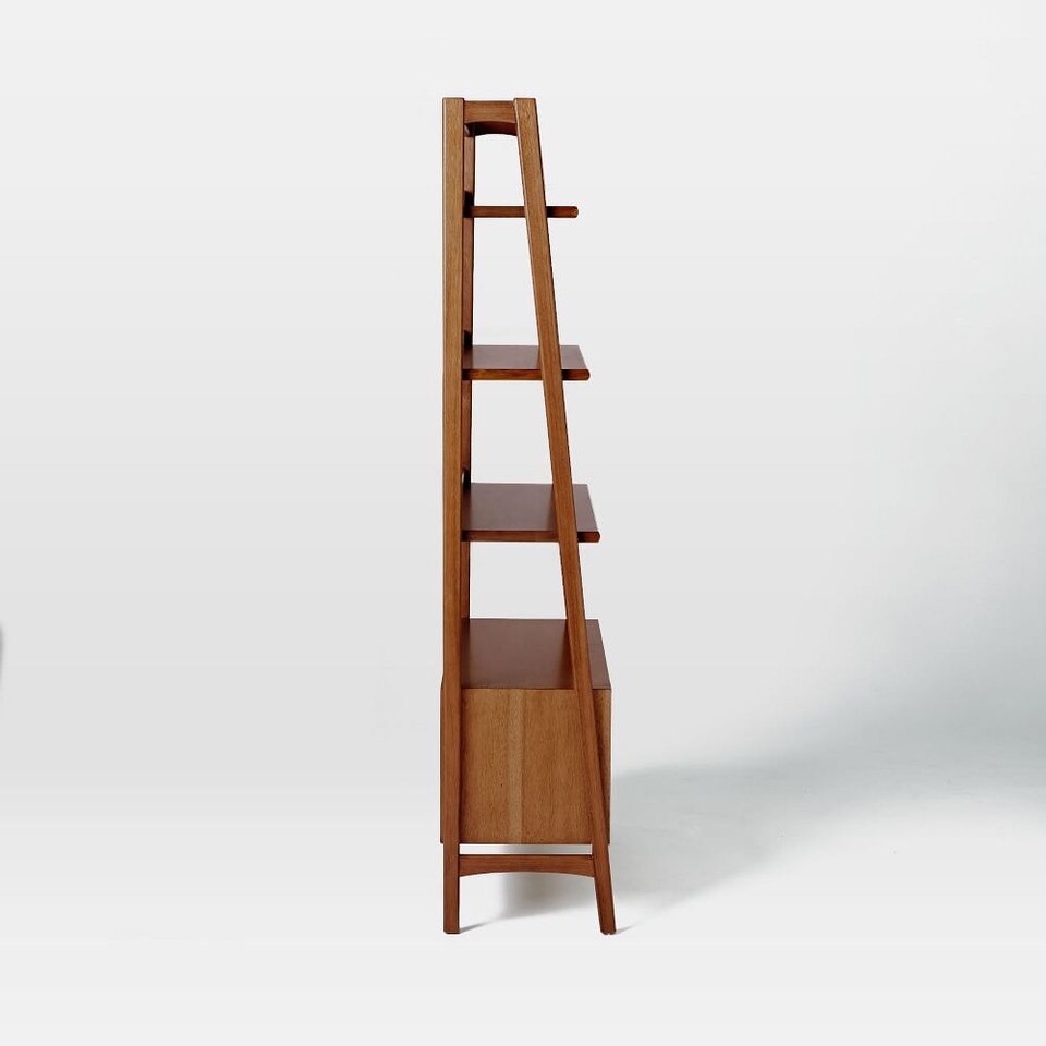 Mid-Century Bookshelf w/ Drawer (97 cm)