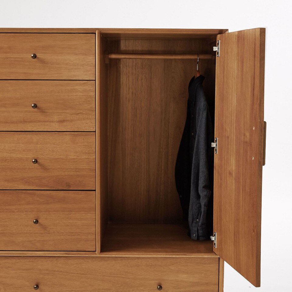 Mid-Century Chifforobe (102 cm) - Acorn