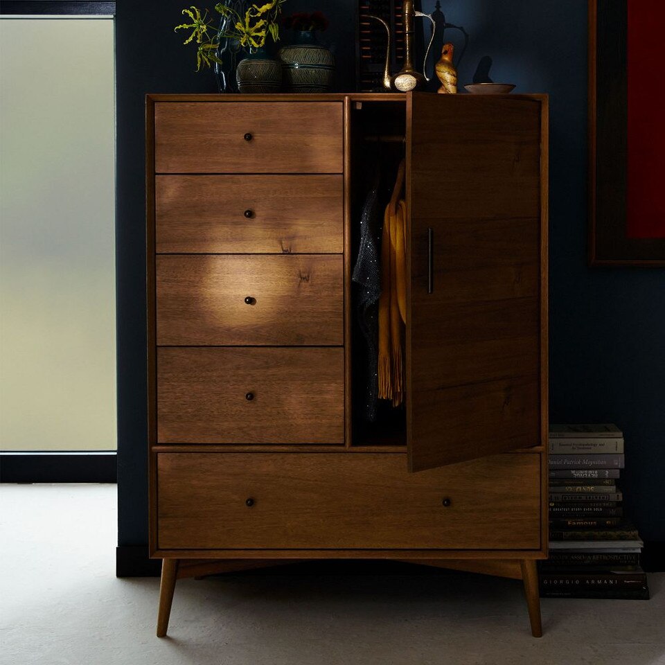 Mid-Century Chifforobe (102 cm) - Acorn