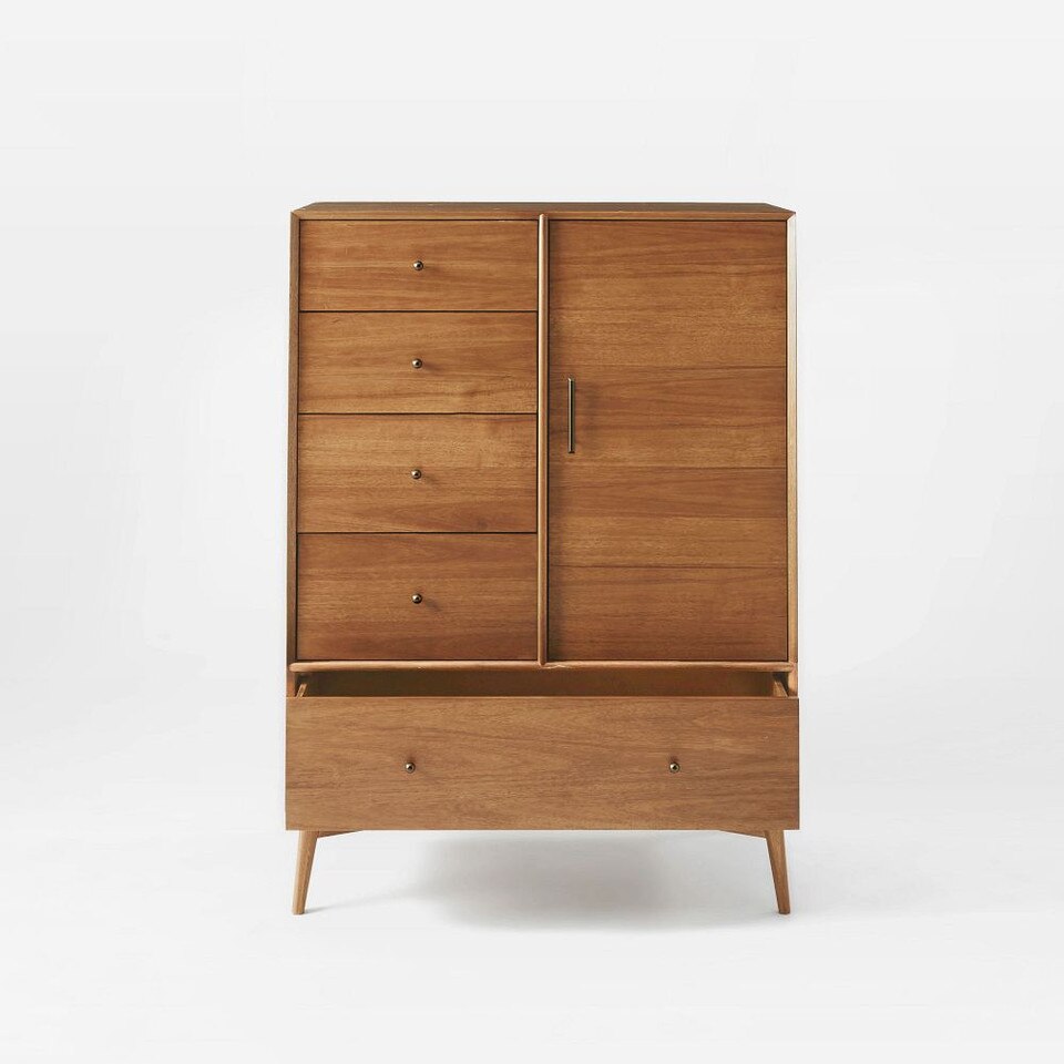 Mid-Century Chifforobe (102 cm) - Acorn