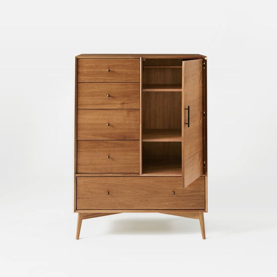 Mid-Century Chifforobe (102 cm) - Acorn