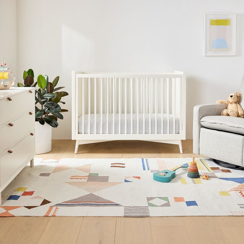 Mid-Century Convertible Crib