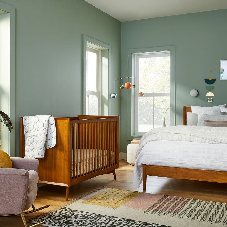 Mid-Century Convertible Crib