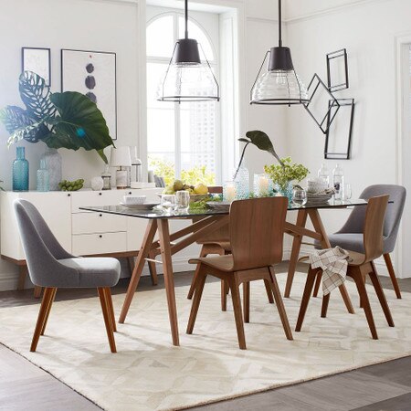 Mid Century Upholstered Dining Chair Wood Legs Mid Century Upholstered Dining Chair, Mid Century Modern Chairs Dining
