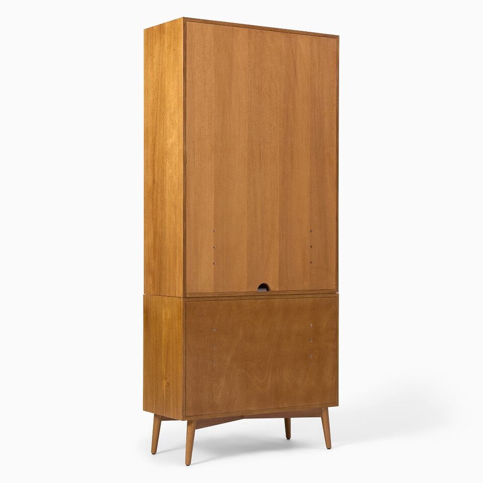 Mid-Century Glass Cabinet (89 cm)