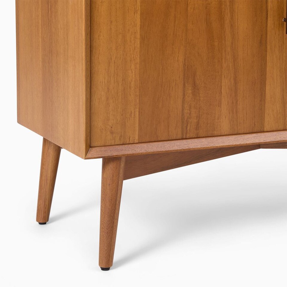 Mid-Century Glass Cabinet (89 cm)