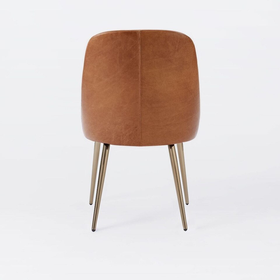 Mid-Century Leather Dining Chair