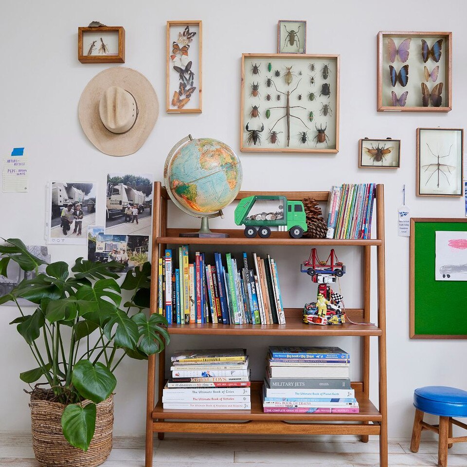 Mid-Century Low Bookshelf