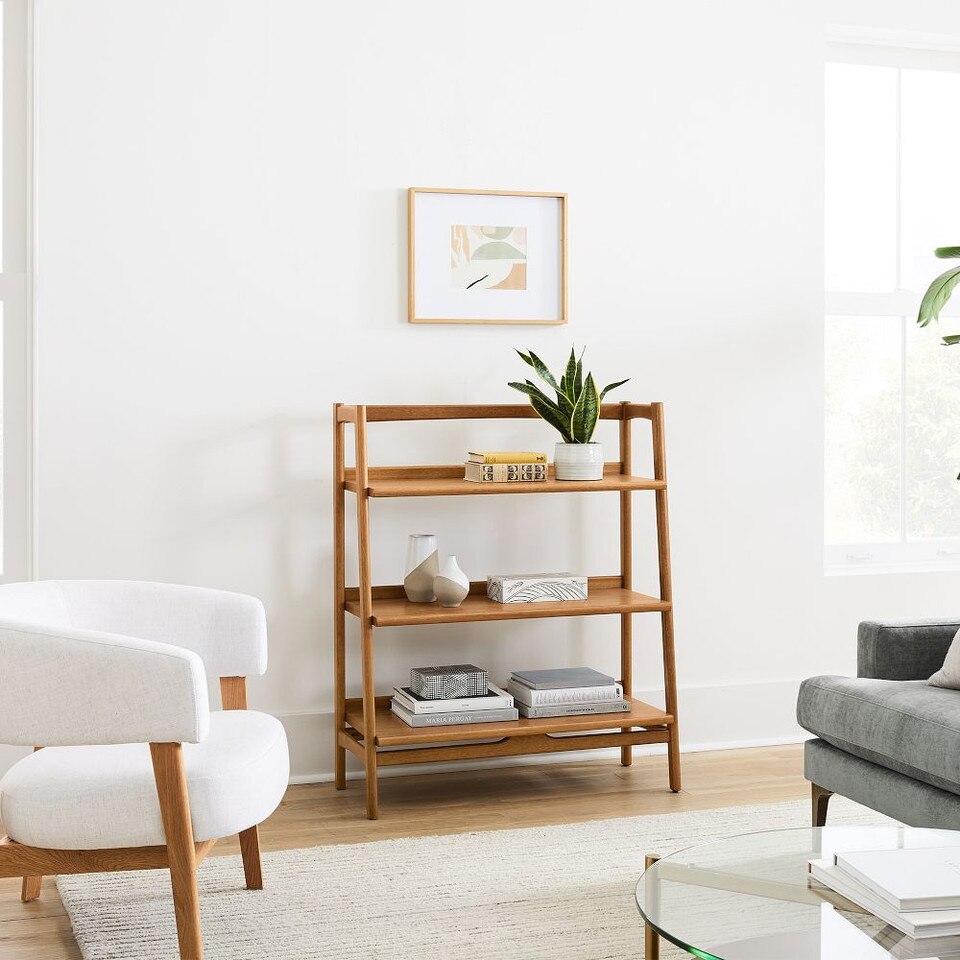 Mid-Century Low Bookshelf