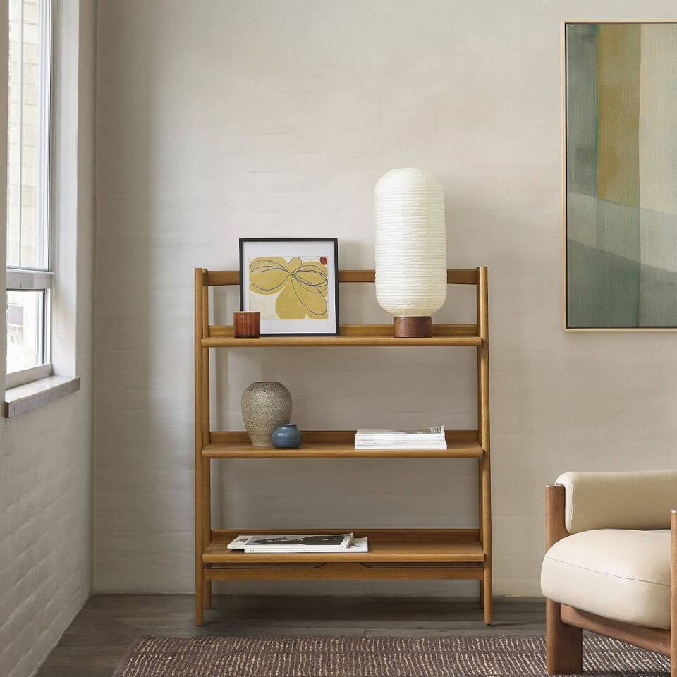 Mid-Century Low Bookshelf