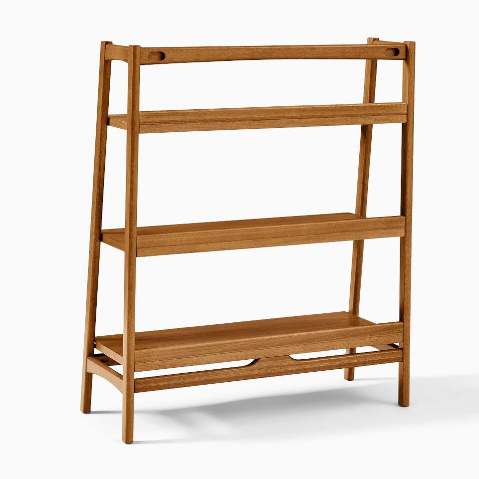 Mid-Century Low Bookshelf