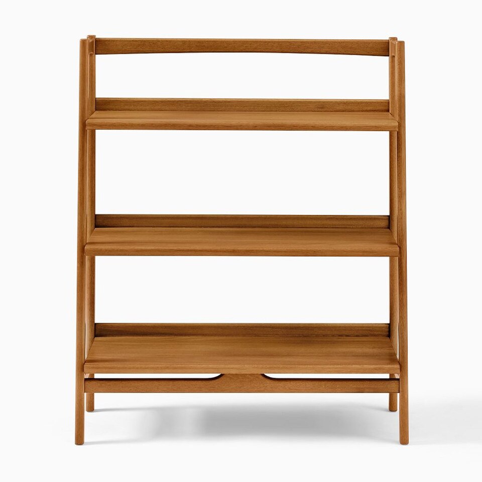 Mid-Century Low Bookshelf