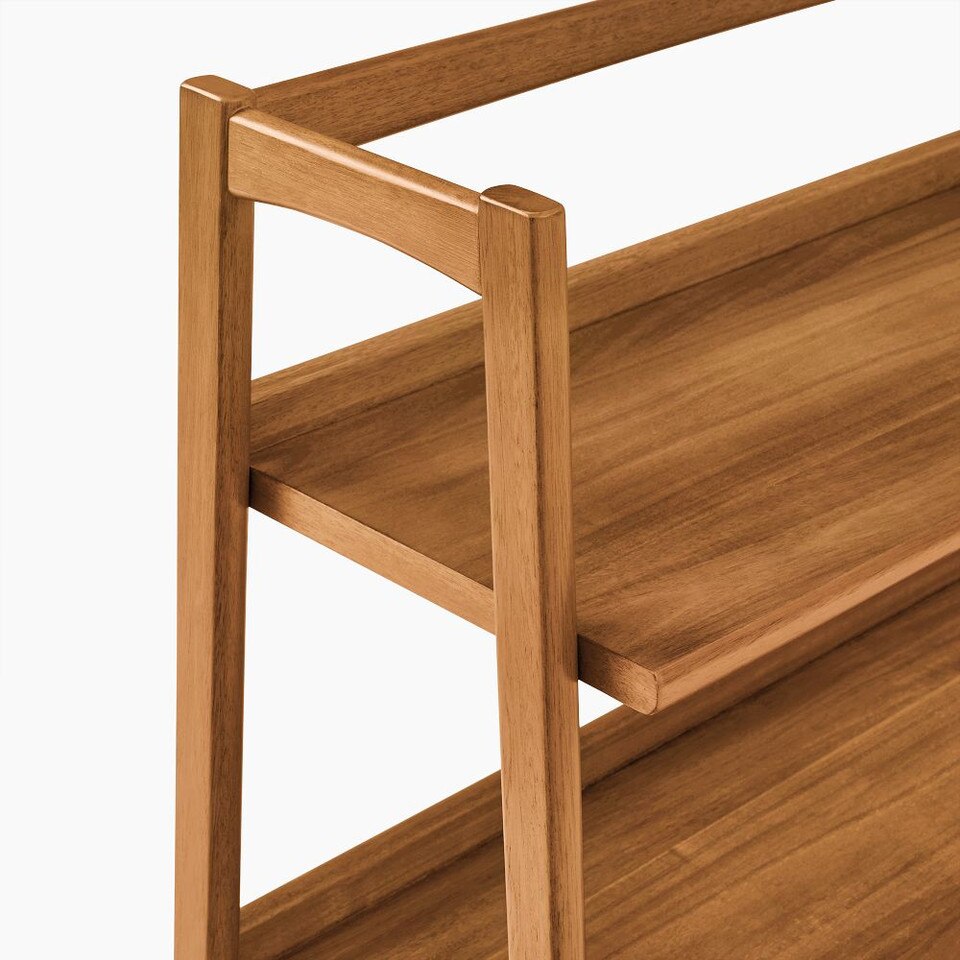 Mid-Century Low Bookshelf