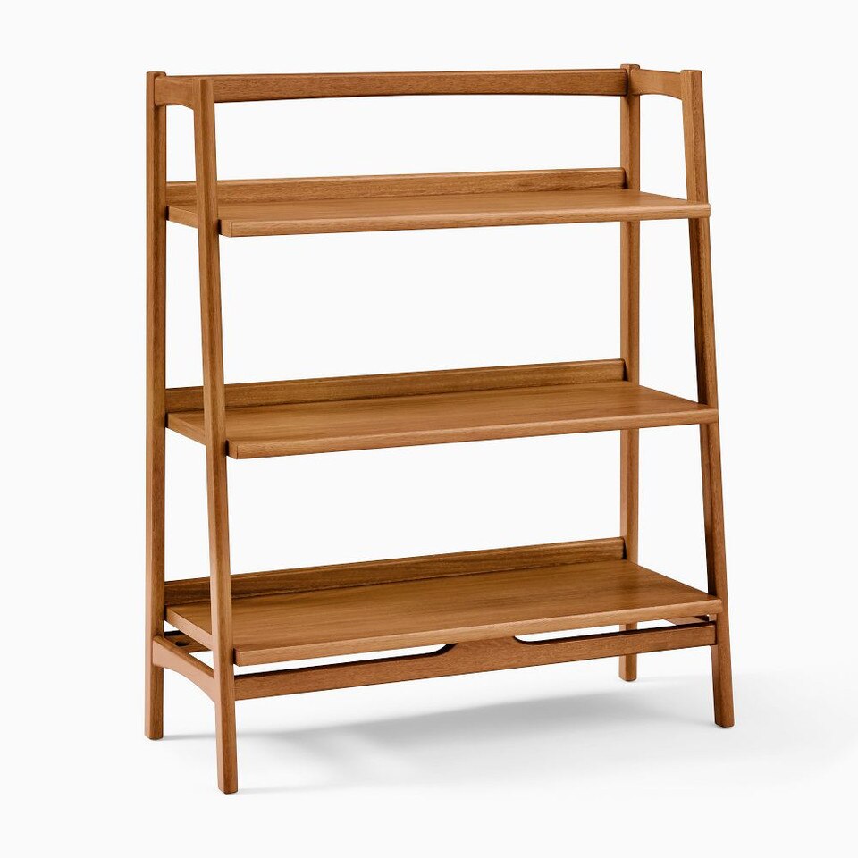 Mid-Century Low Bookshelf