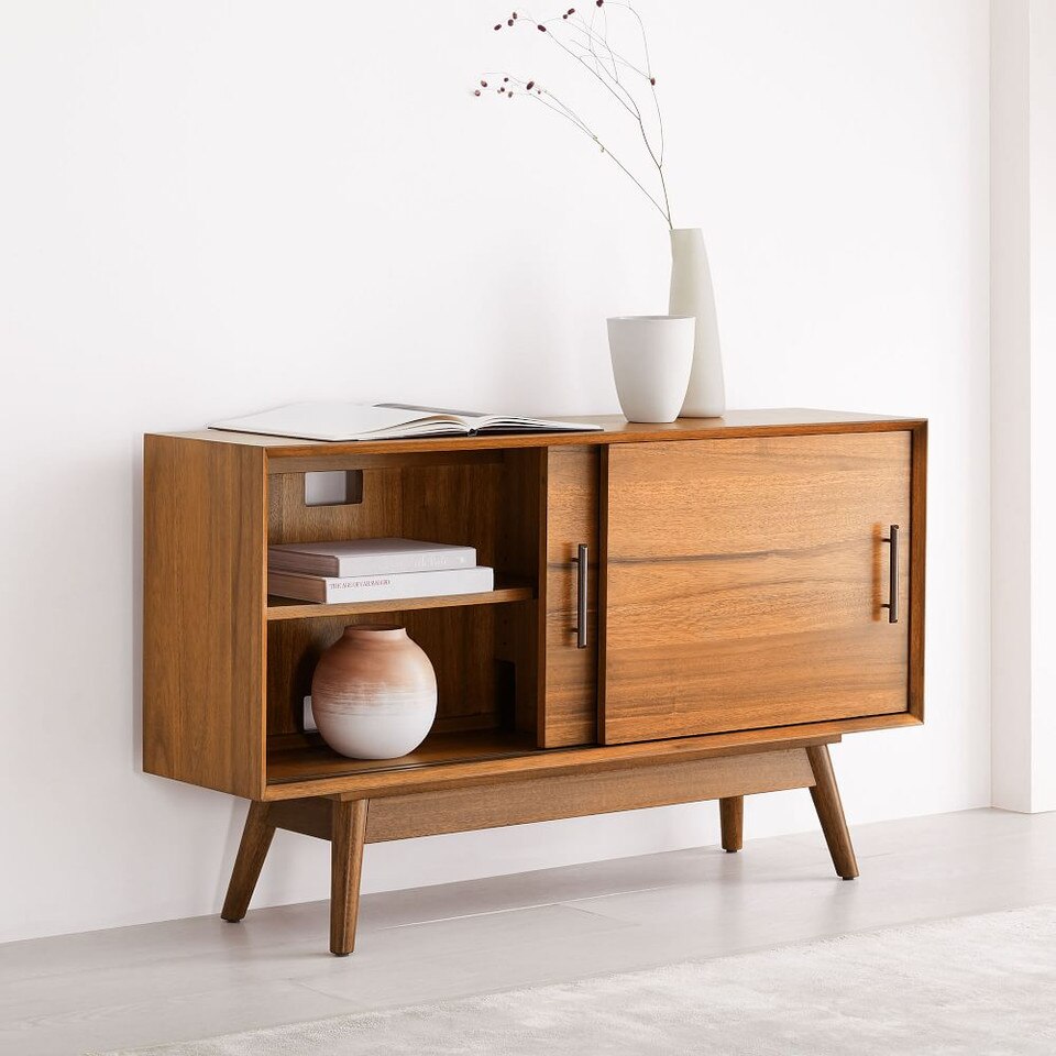 Mid-Century Narrow Media Console (122 cm)