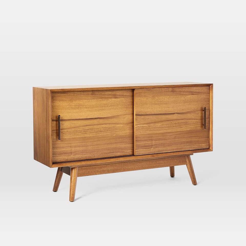 Mid-Century Narrow Media Console (122 cm)