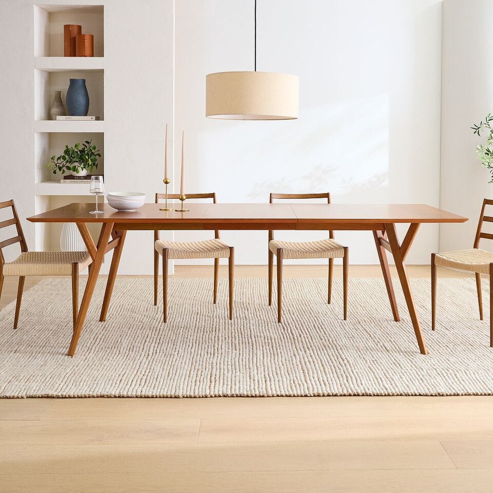 Mid-Century Extendable Dining Table (152 cm - 234 cm)