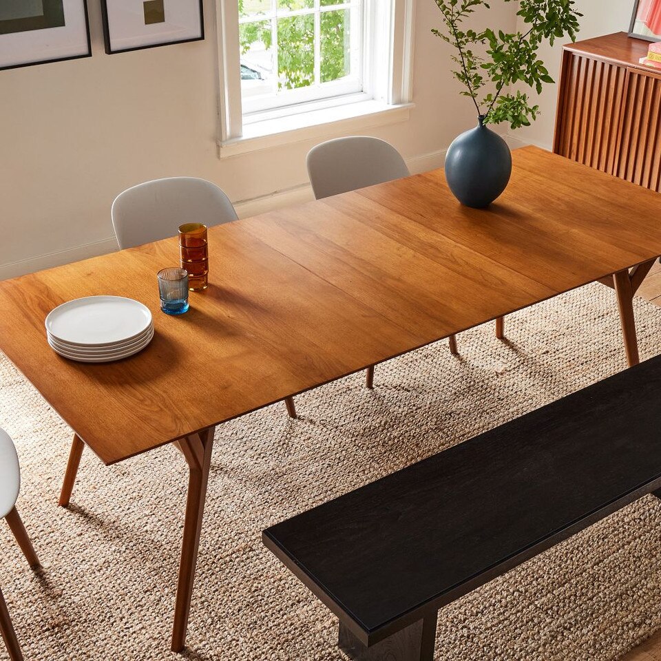 Mid-Century Extendable Dining Table (152 cm - 234 cm)